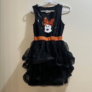 Girls Tulle Minnie Mouse Halloween Dress XS (4-5) in good like new condition